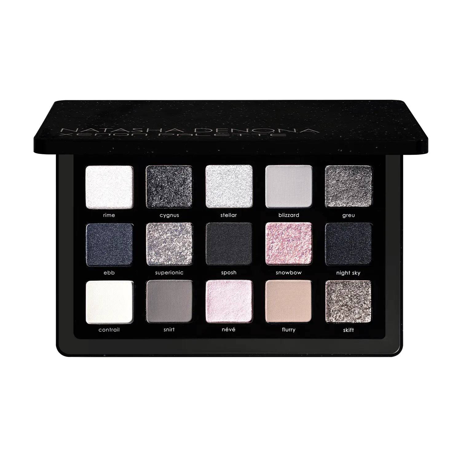 Xenon Eyeshadow Palette | Cool-Toned Gray & Icy Pink Xenon Eyeshadow Palette | Cool-Toned Gray & Icy Pink