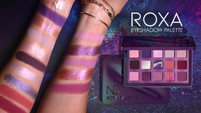 Roxa eyeshadow palette swatches