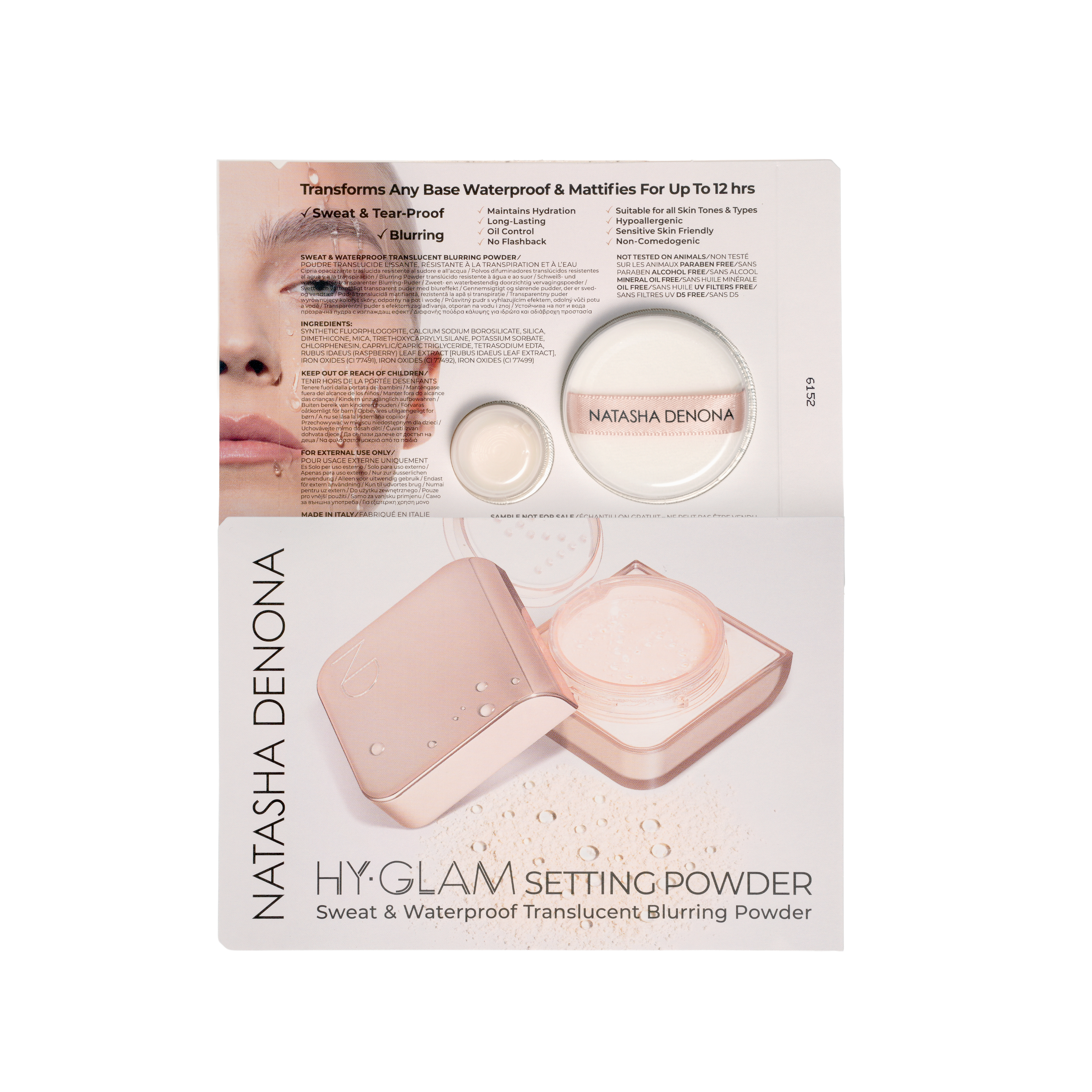 HY-GLAM SETTING POWDER SAMPLE