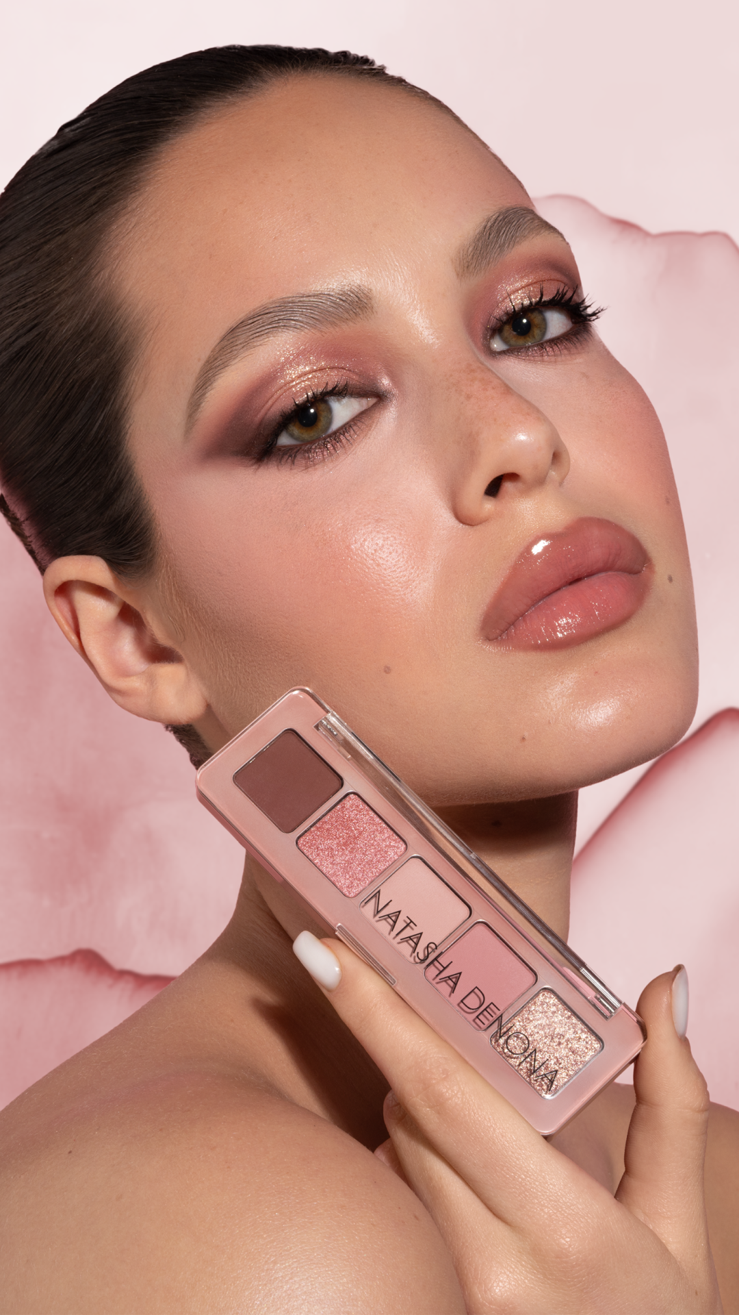 Mini Bloom Eyeshadow Palette – Soft Floral Neutrals | Natasha Denona